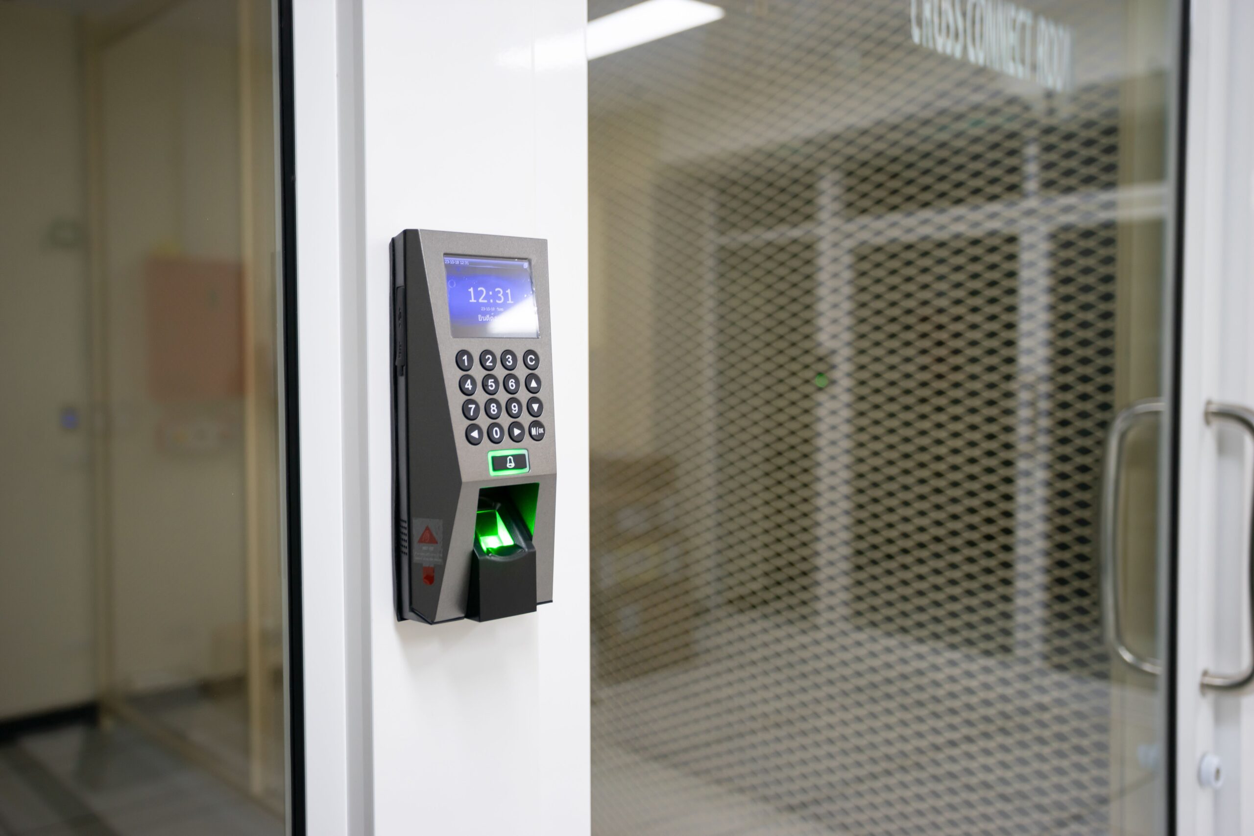 A modern terminal international border control point with automated biometric scanning interfaces and digital check displays