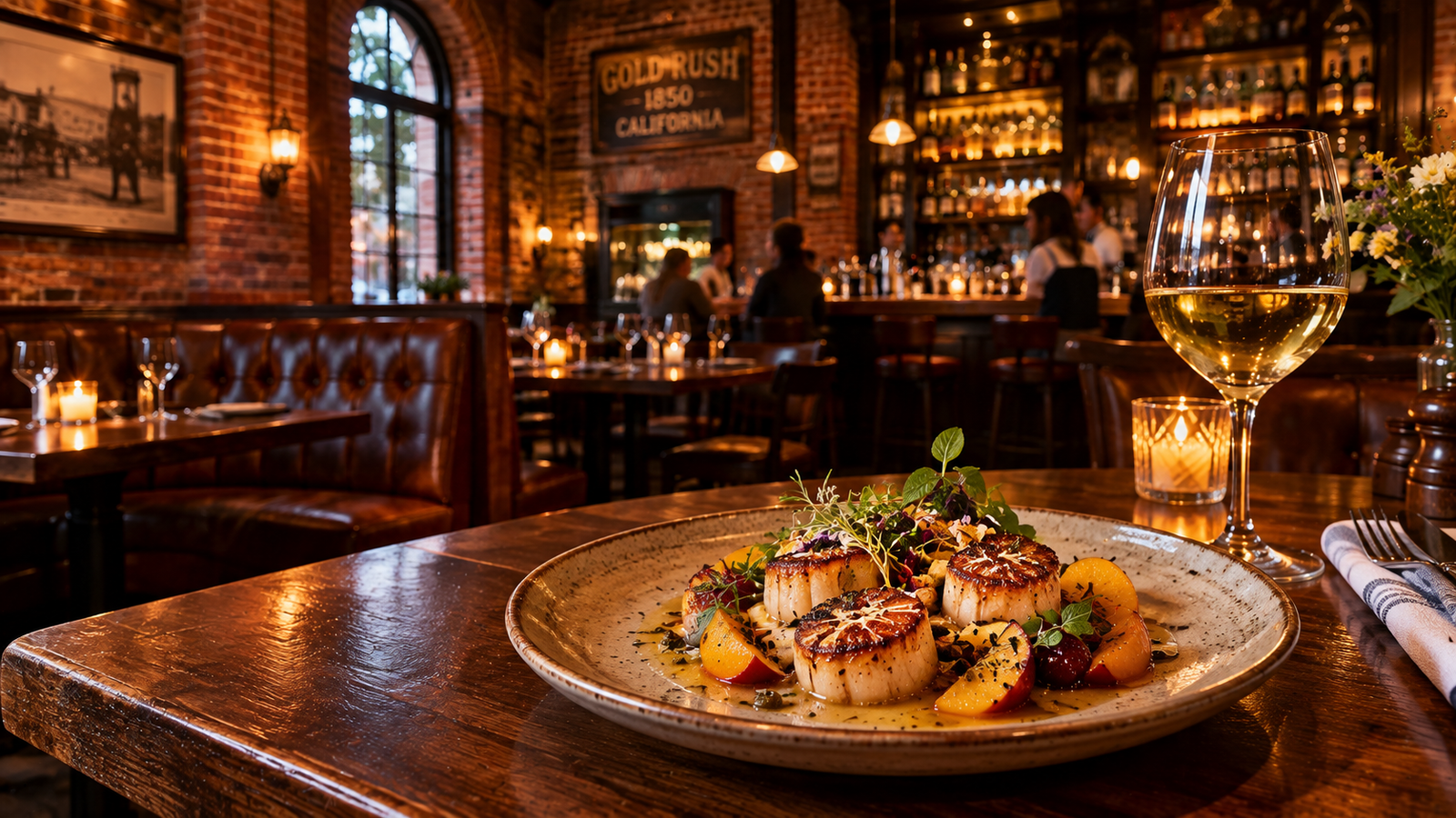Auburn California food scene featuring artisanal farm-to-table cuisine at Restaurant Josephine